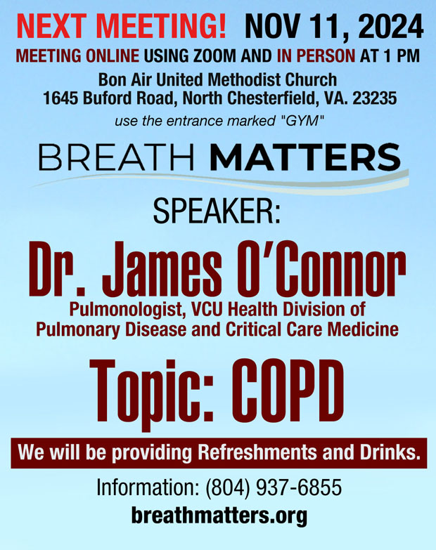 November Meeting with Dr James O'Connor discussing Palliative Care and COPD