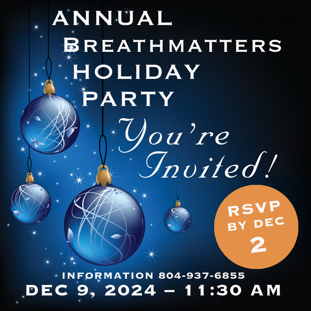 Breathmatters Holiday Party Christmas 2024