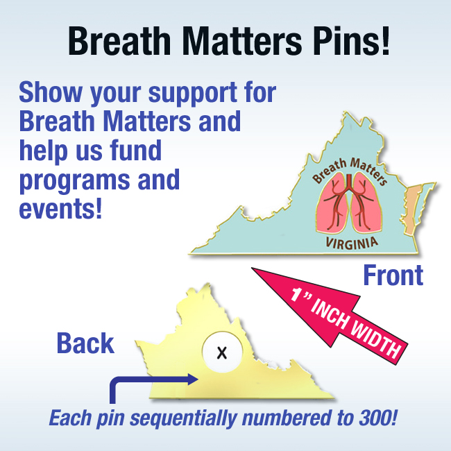 Breath Matters Pins