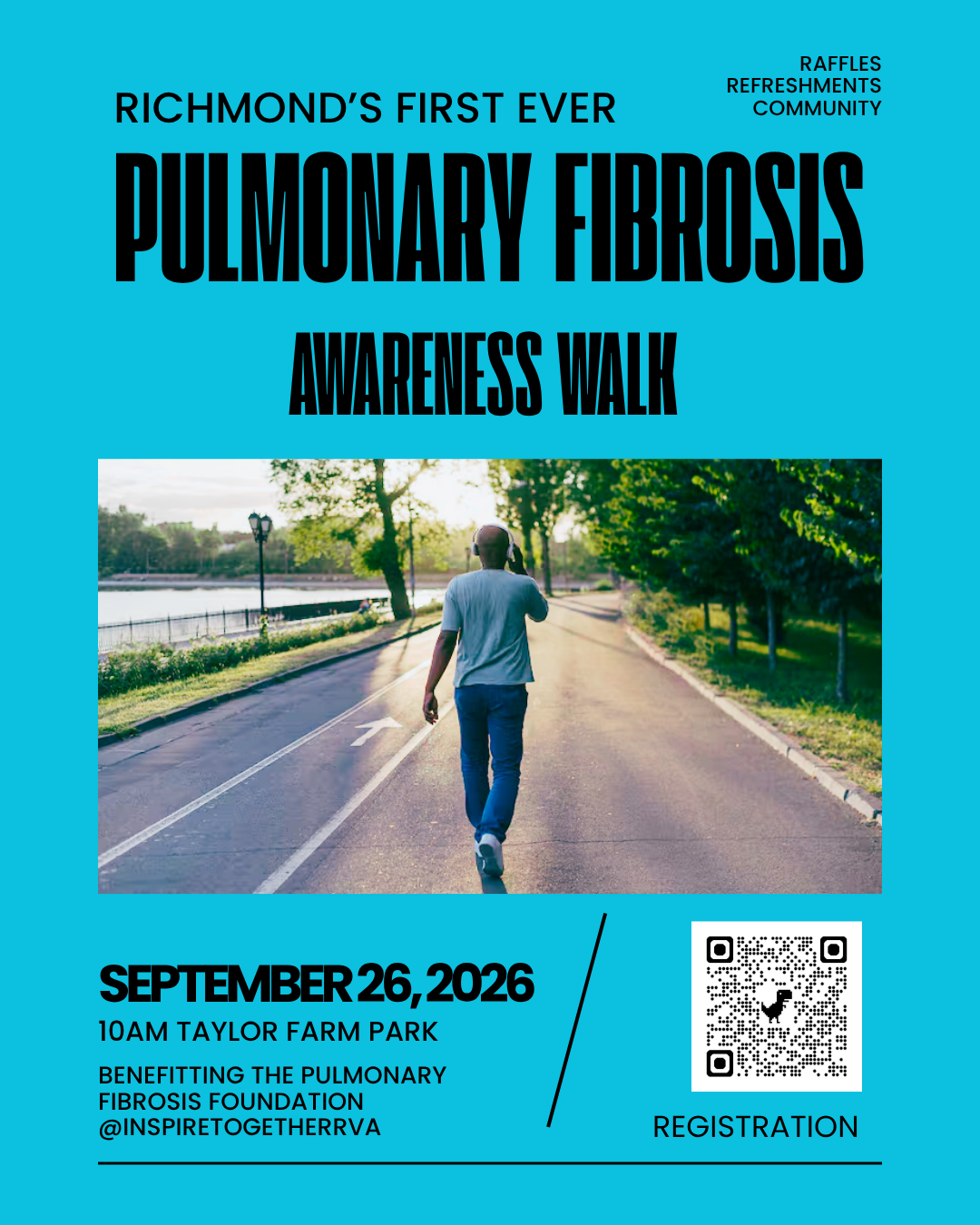 Pulmonary Fibrosis Awareness Walk, September 26, 2026